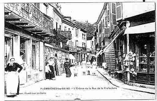 Ville de PLOMBIERES Carte postale ancienne