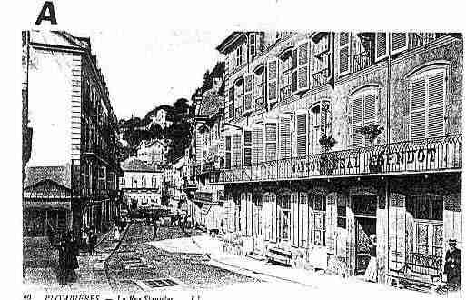 Ville de PLOMBIERES Carte postale ancienne