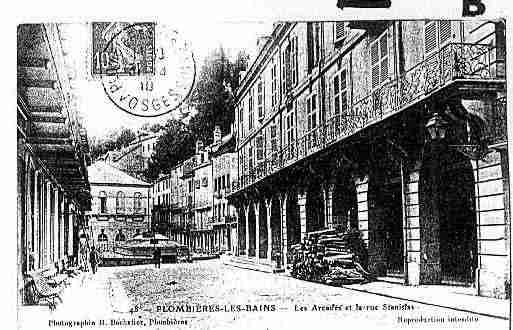 Ville de PLOMBIERES Carte postale ancienne