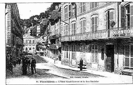 Ville de PLOMBIERES Carte postale ancienne