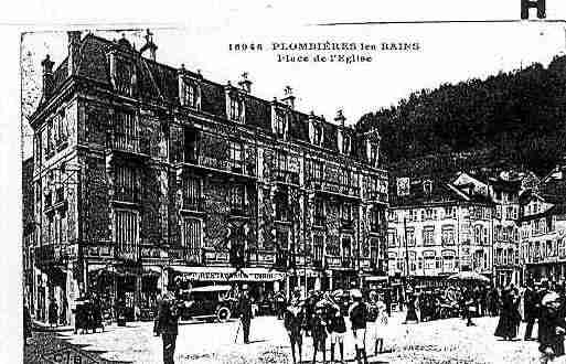 Ville de PLOMBIERES Carte postale ancienne