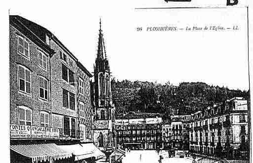 Ville de PLOMBIERES Carte postale ancienne