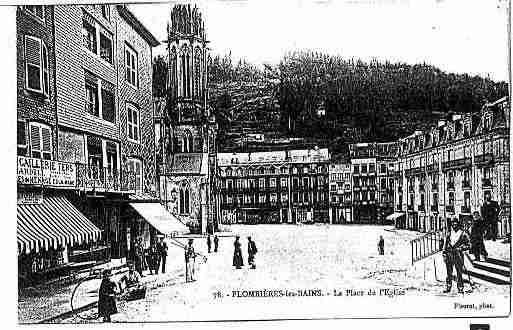 Ville de PLOMBIERES Carte postale ancienne