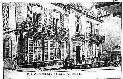 Ville de PLOMBIERES Carte postale ancienne