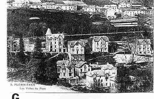 Ville de PLOMBIERES Carte postale ancienne