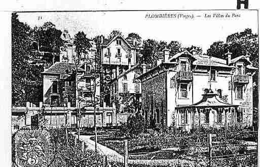 Ville de PLOMBIERES Carte postale ancienne