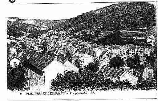 Ville de PLOMBIERES Carte postale ancienne