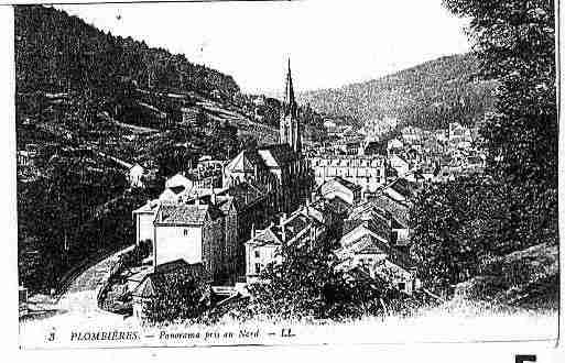 Ville de PLOMBIERES Carte postale ancienne