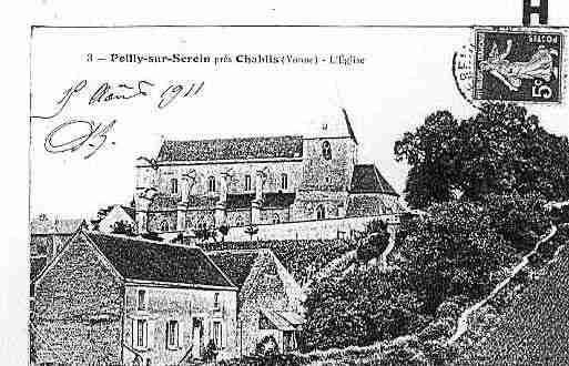 Ville de POILLYSURSEREIN Carte postale ancienne