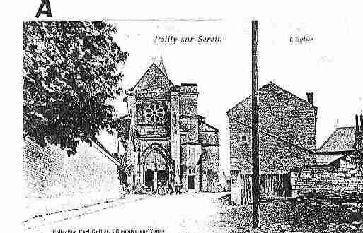 Ville de POILLYSURSEREIN Carte postale ancienne