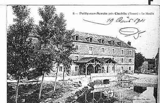 Ville de POILLYSURSEREIN Carte postale ancienne