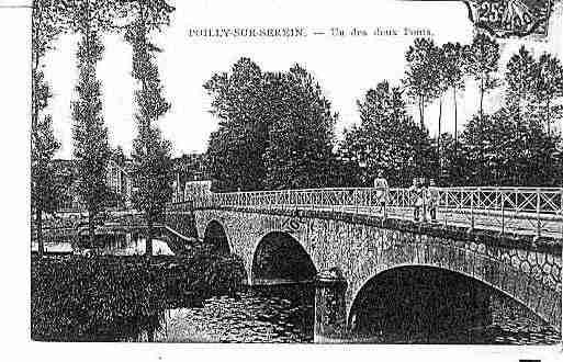 Ville de POILLYSURSEREIN Carte postale ancienne