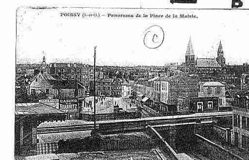 Ville de POISSY Carte postale ancienne