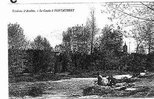 Ville de PONTAUBERT Carte postale ancienne