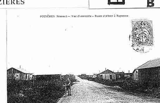 Ville de POZIERES Carte postale ancienne