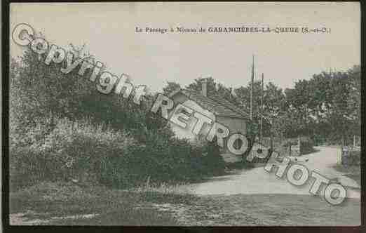 Ville de QUEUELESYVELINES(LA) Carte postale ancienne