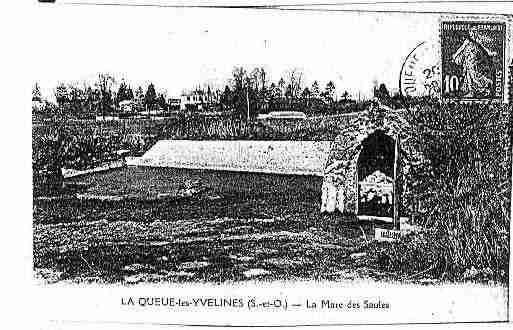 Ville de QUEUELESYVELINES(LA) Carte postale ancienne