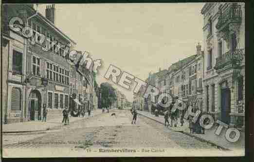 Ville de RAMBERVILLERS Carte postale ancienne