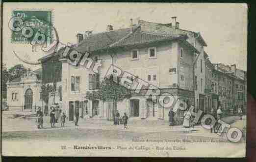 Ville de RAMBERVILLERS Carte postale ancienne