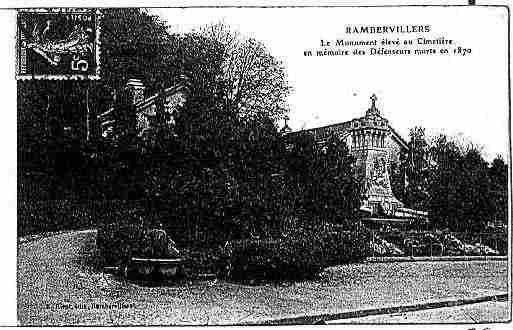 Ville de RAMBERVILLERS Carte postale ancienne