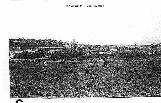 Ville de REMOVILLE Carte postale ancienne