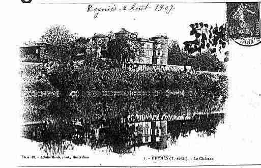 Ville de REYNIES Carte postale ancienne