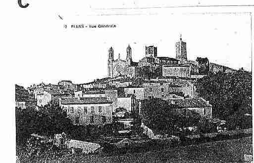 Ville de RIANS Carte postale ancienne