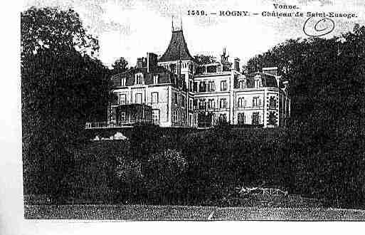 Ville de ROGNY Carte postale ancienne