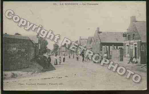 Ville de RONSSOY Carte postale ancienne