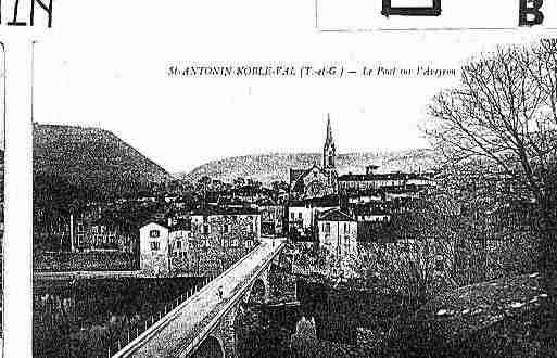 Ville de SAINTANTONINNOBLEVAL Carte postale ancienne