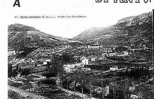 Ville de SAINTANTONINNOBLEVAL Carte postale ancienne