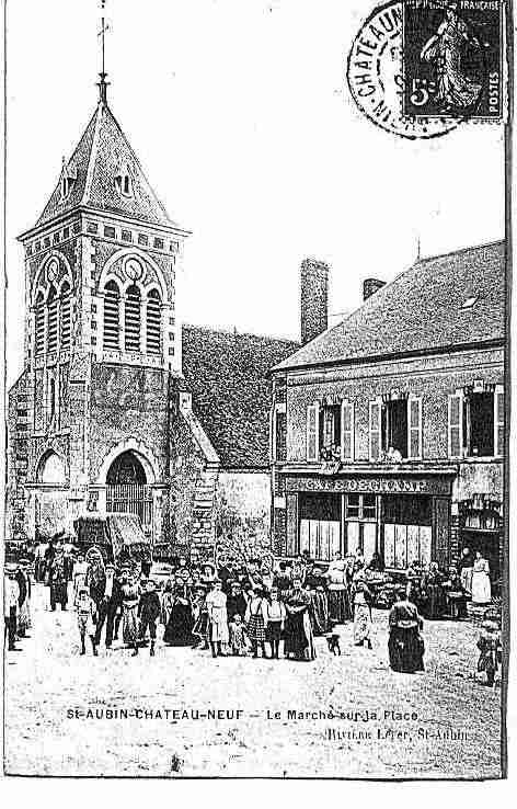 Ville de SAINTAUBINCHATEAUNEUF Carte postale ancienne