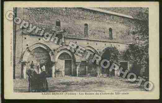 Ville de SAINTBENOIT Carte postale ancienne