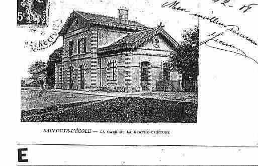 Ville de SAINTCYRL\'ECOLE Carte postale ancienne