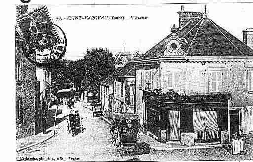 Ville de SAINTFARGEAU Carte postale ancienne