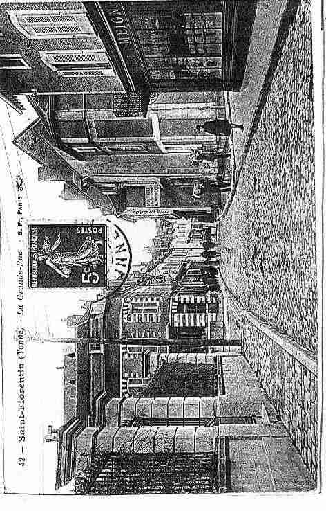 Ville de SAINTFLORENTIN Carte postale ancienne