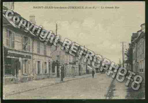 Ville de SAINTJEANLESDEUXJUMEAUX Carte postale ancienne