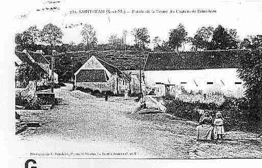 Ville de SAINTJEANLESDEUXJUMEAUX Carte postale ancienne