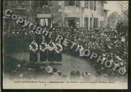 Ville de SAINTJUNIEN Carte postale ancienne