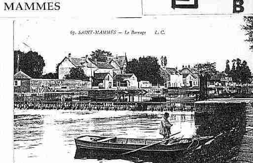 Ville de SAINTMAMMES Carte postale ancienne