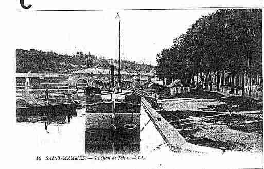 Ville de SAINTMAMMES Carte postale ancienne