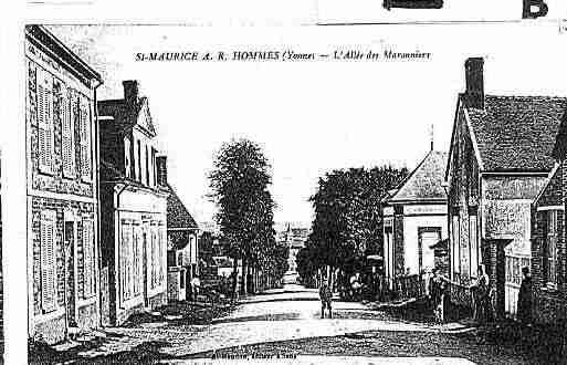 Ville de SAINTMAURICEAUXRICHESHOMMES Carte postale ancienne