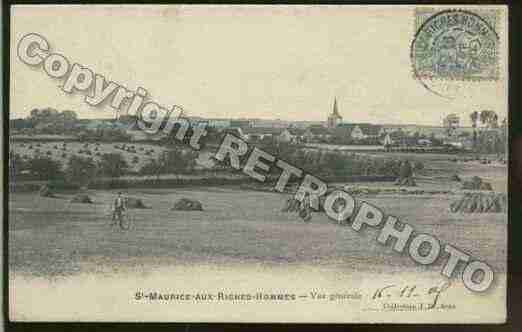 Ville de SAINTMAURICEAUXRICHESHOMMES Carte postale ancienne