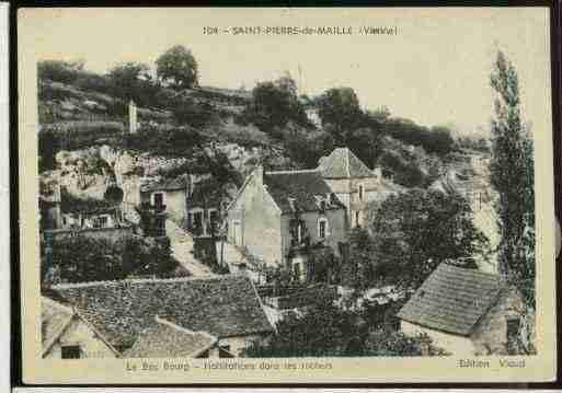 Ville de SAINTPIERREDEMAILLE Carte postale ancienne