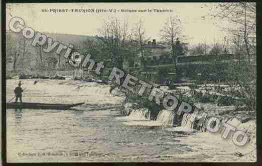 Ville de SAINTPRIESTTAURION Carte postale ancienne