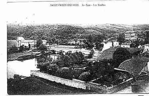 Ville de SAINTPRIESTTAURION Carte postale ancienne