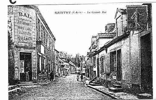 Ville de SAINTRYSURSEINE Carte postale ancienne