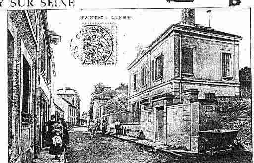 Ville de SAINTRYSURSEINE Carte postale ancienne