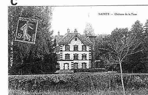 Ville de SAINTS Carte postale ancienne