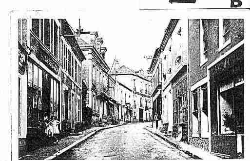 Ville de SAINTSAUVEURENPUISAYE Carte postale ancienne